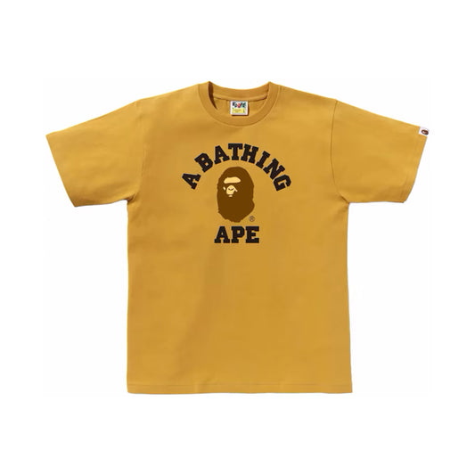 Bape College tee Yellow