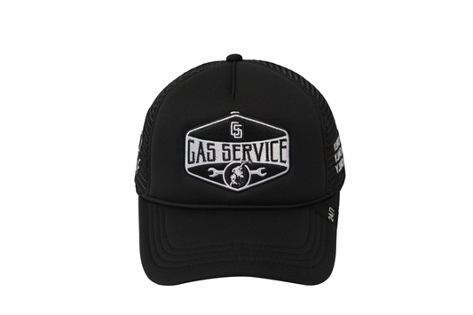 Gas Service Trucker Hat Black