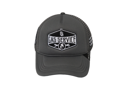 Gas Service Trucker Hat Grey