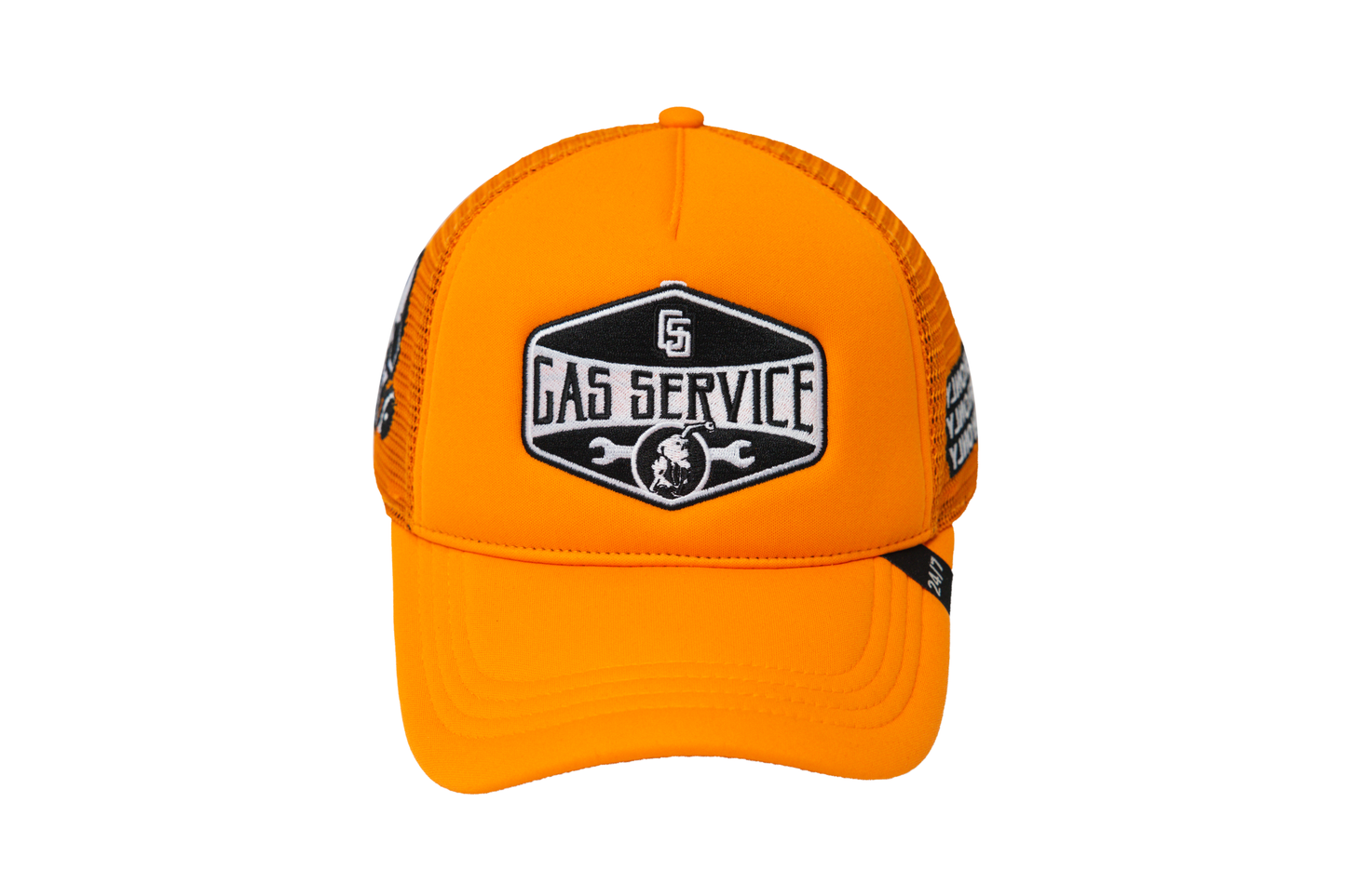 Gas Service Trucker Hat Orange