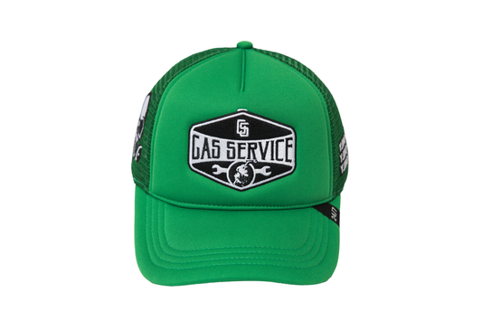 Gas Service Trucker Hat Green