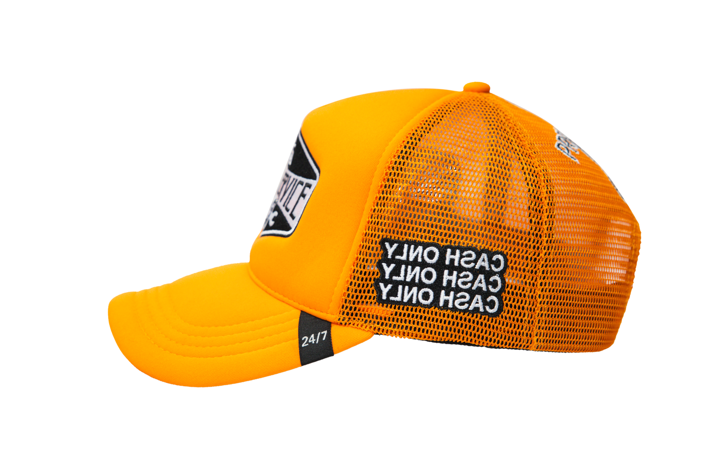 Gas Service Trucker Hat Orange