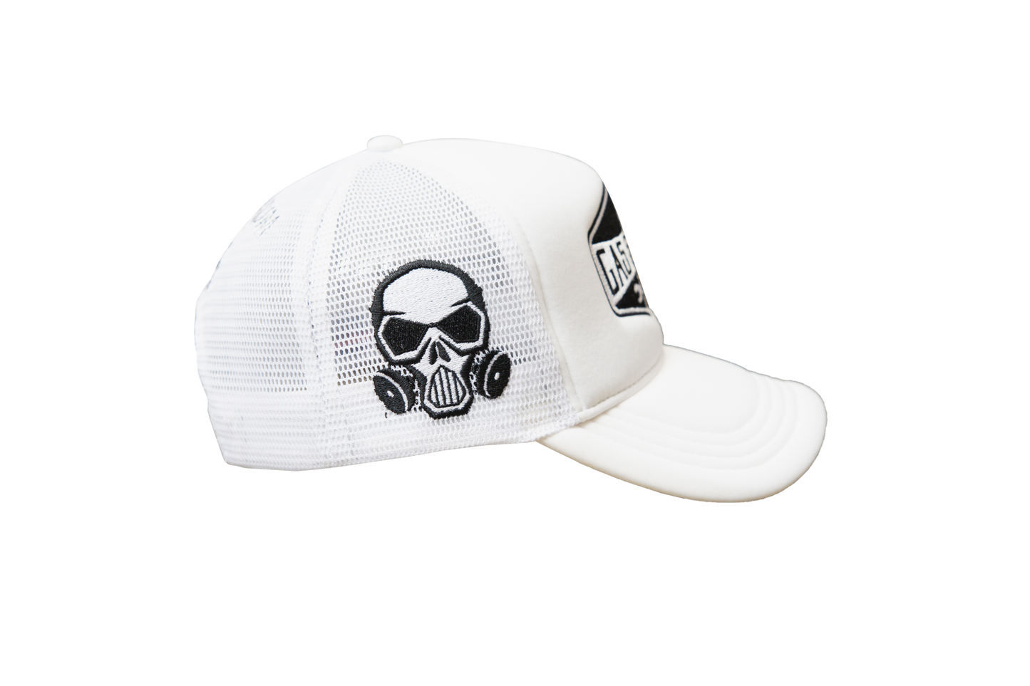 Gas Service Trucker Hat White