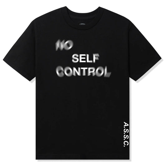 ASSC No Self Control Tee Black