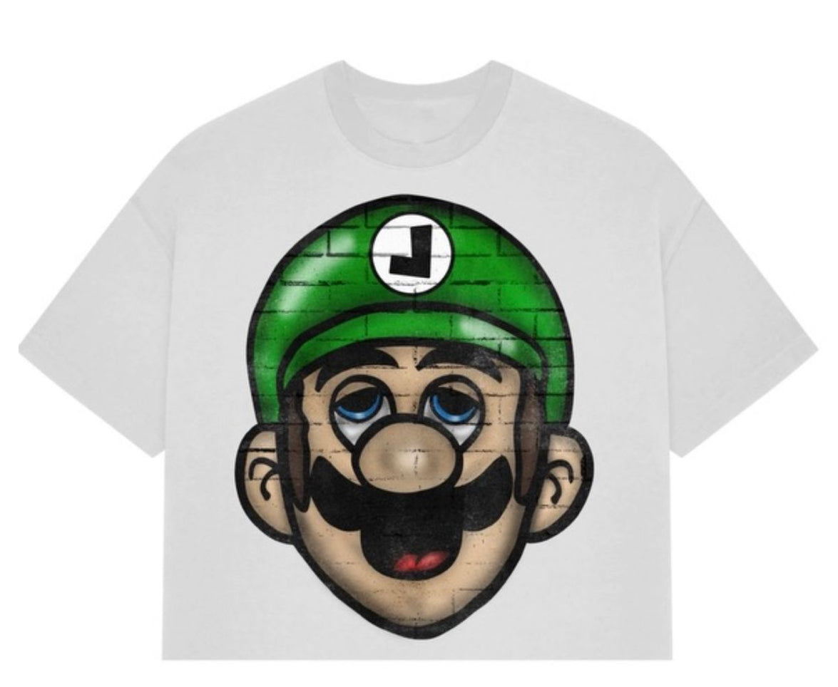 Prestige Collection Luigi Big Head Tee White