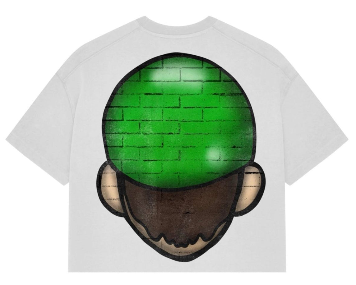 Prestige Collection Luigi Big Head Tee White