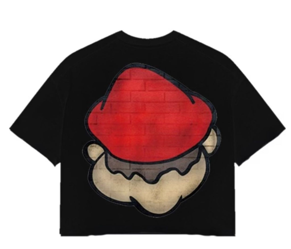 Prestige Collection Mario Big Head Tee Black