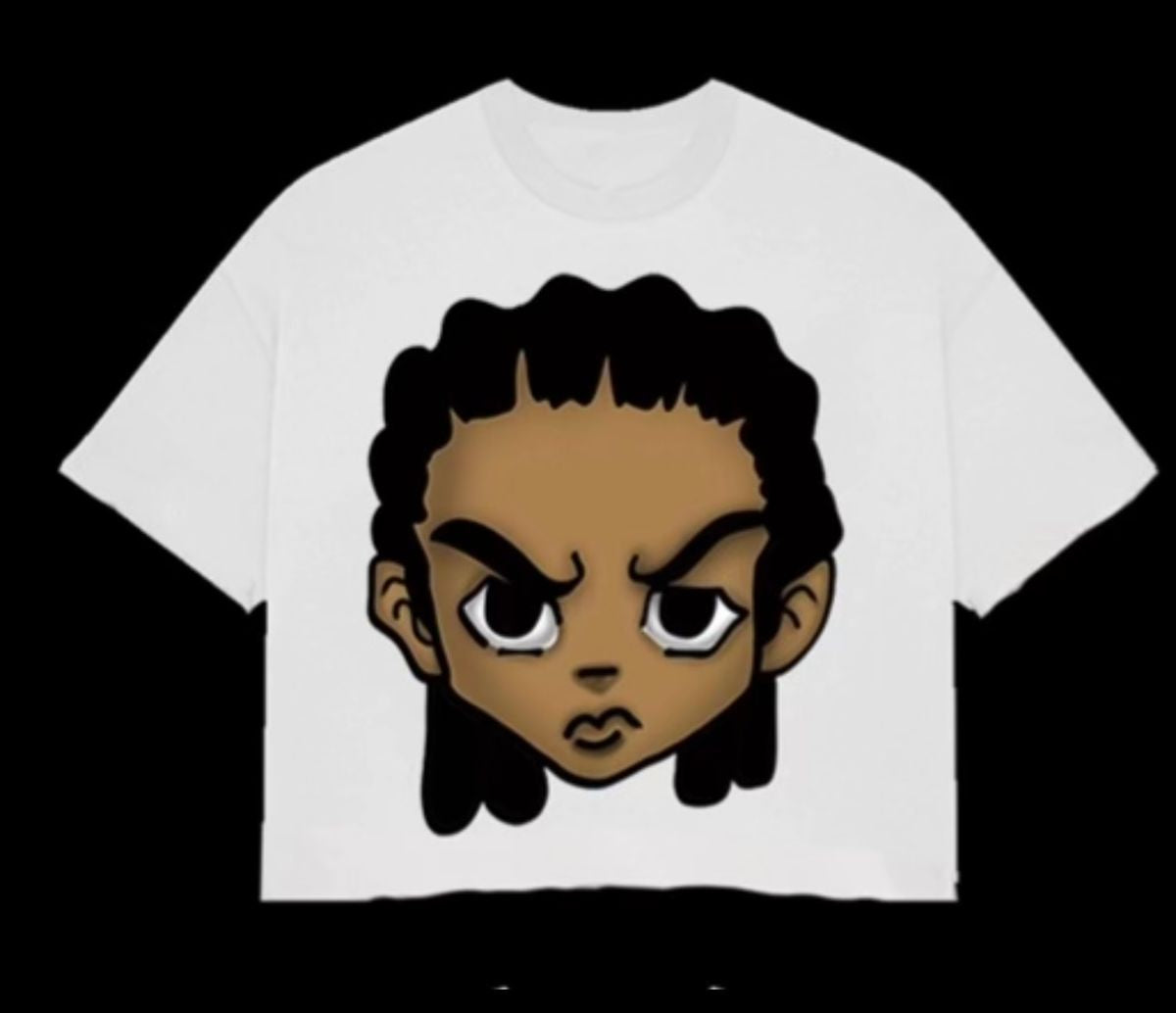 Prestige Collection Riley Big Head Tee White