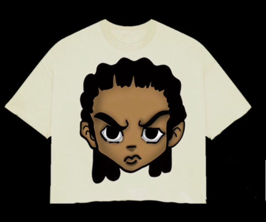 Prestige Collection Riley Big Head Tee Cream