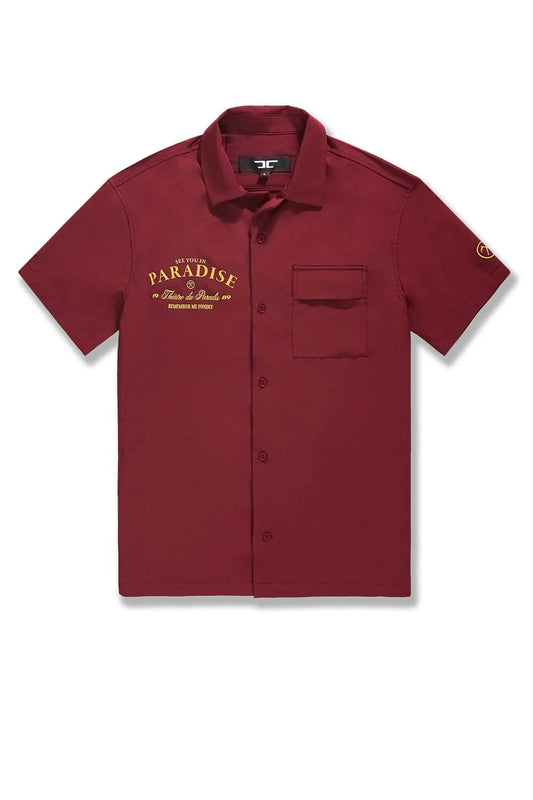 Jordan Craig El Paso Mechanic S/S Shirt Wine