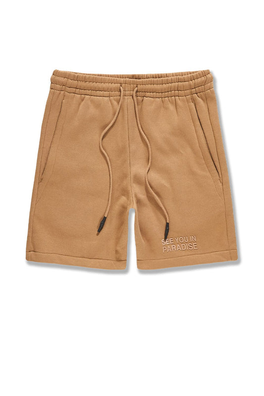 Jordan Craig Retro Paradise Tonal Shorts Mocha