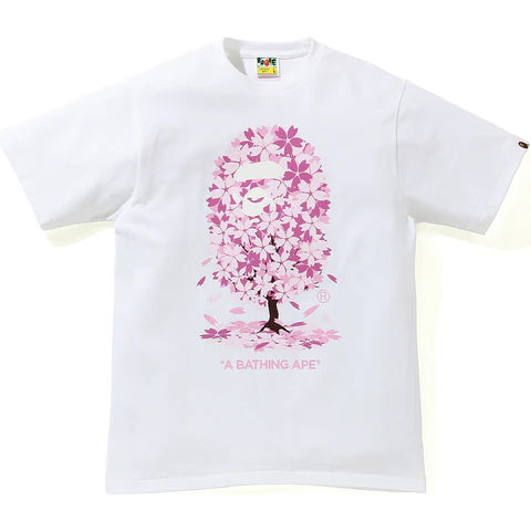 Bape Cherry Blossom Tee White P