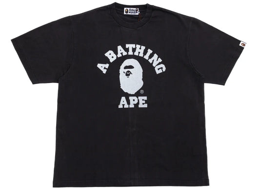 Bape College Tee Black