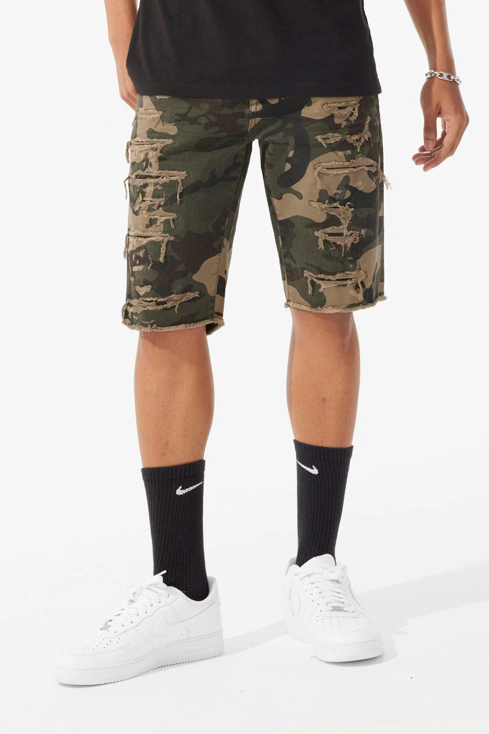 Jordan Craig Tulsa Camo Twill Shorts Woodland