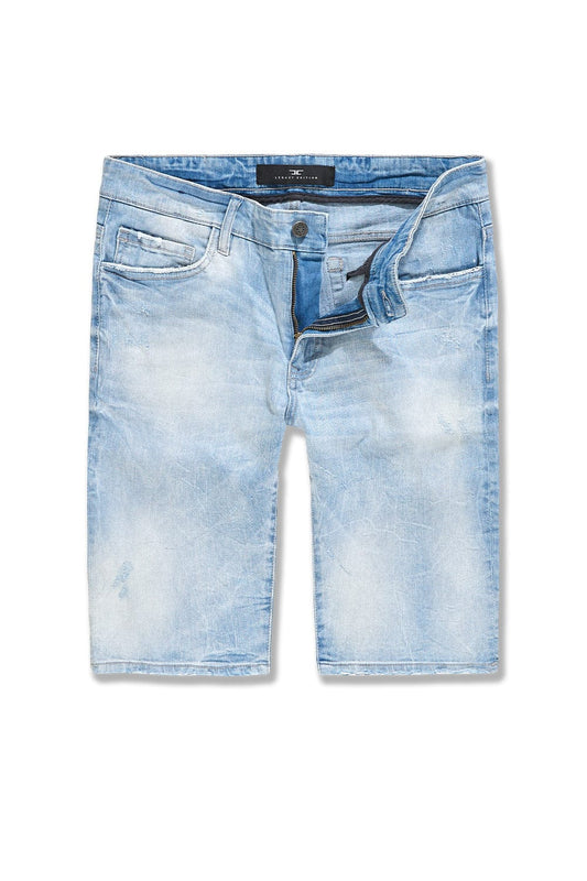 Jordan Craig Madison Denim Shorts Sky Blue