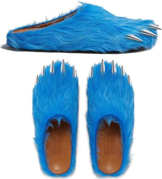 Bravest Studios Bear Claw Mules Blue