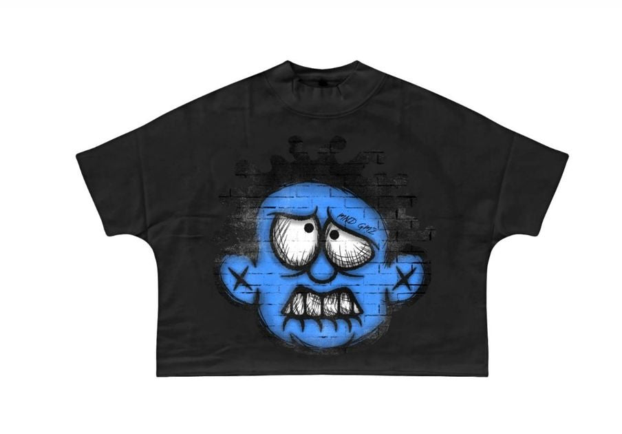 DNA Mind Gamez Cropped Tee MG #3 Black