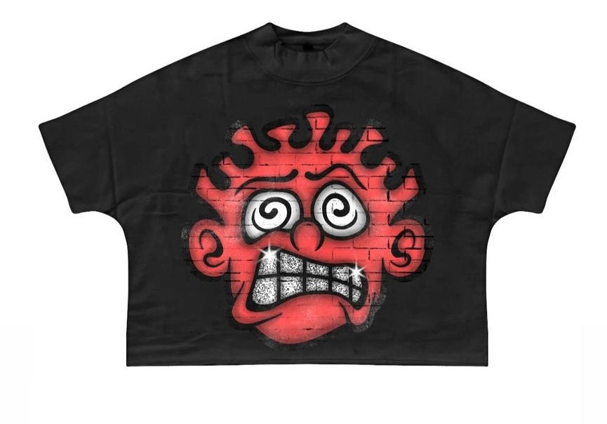 DNA Mind Gamez Cropped Tee MG #10 Black