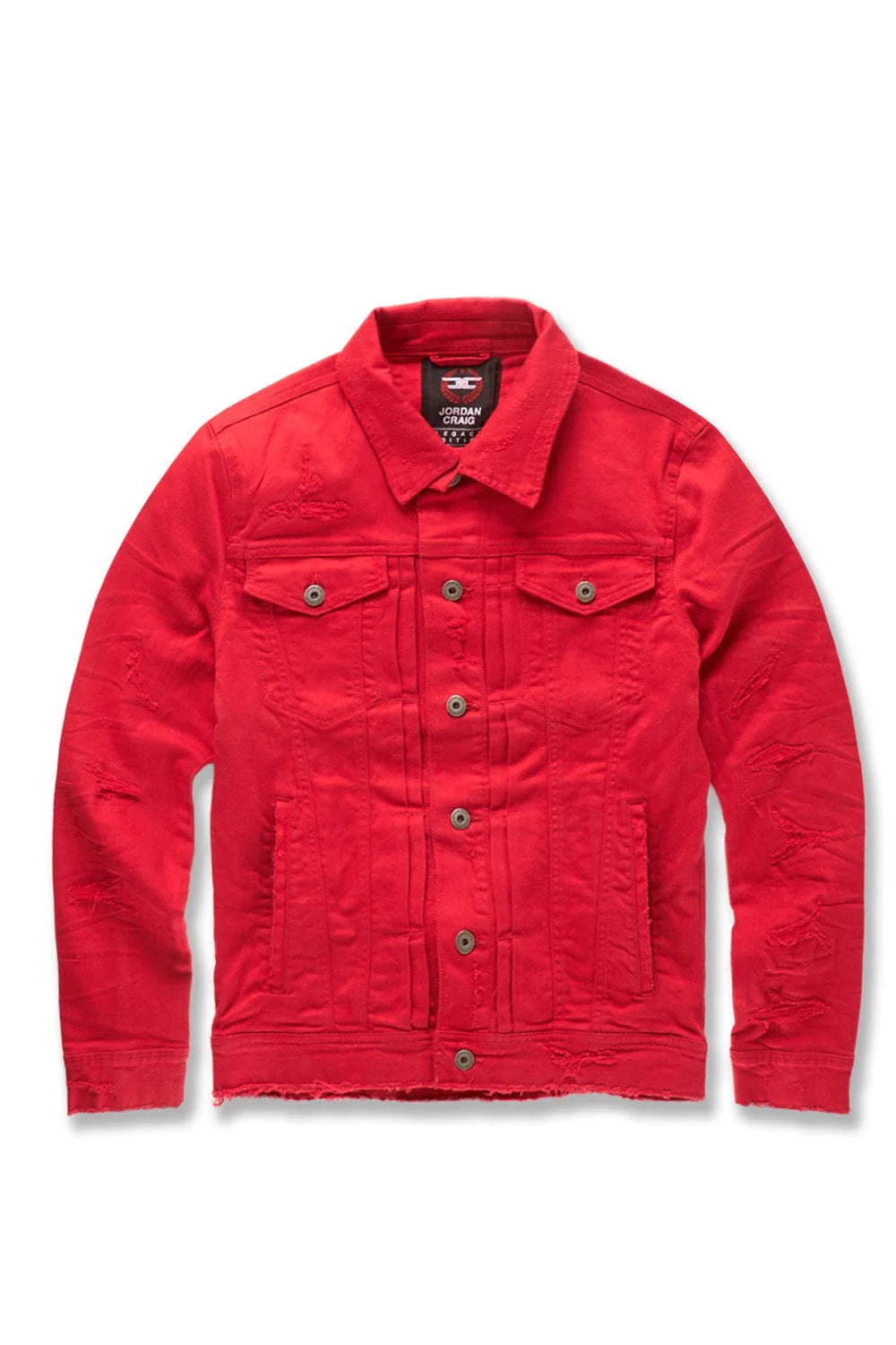 Jordan Craig Twill Trucker Jacket Red