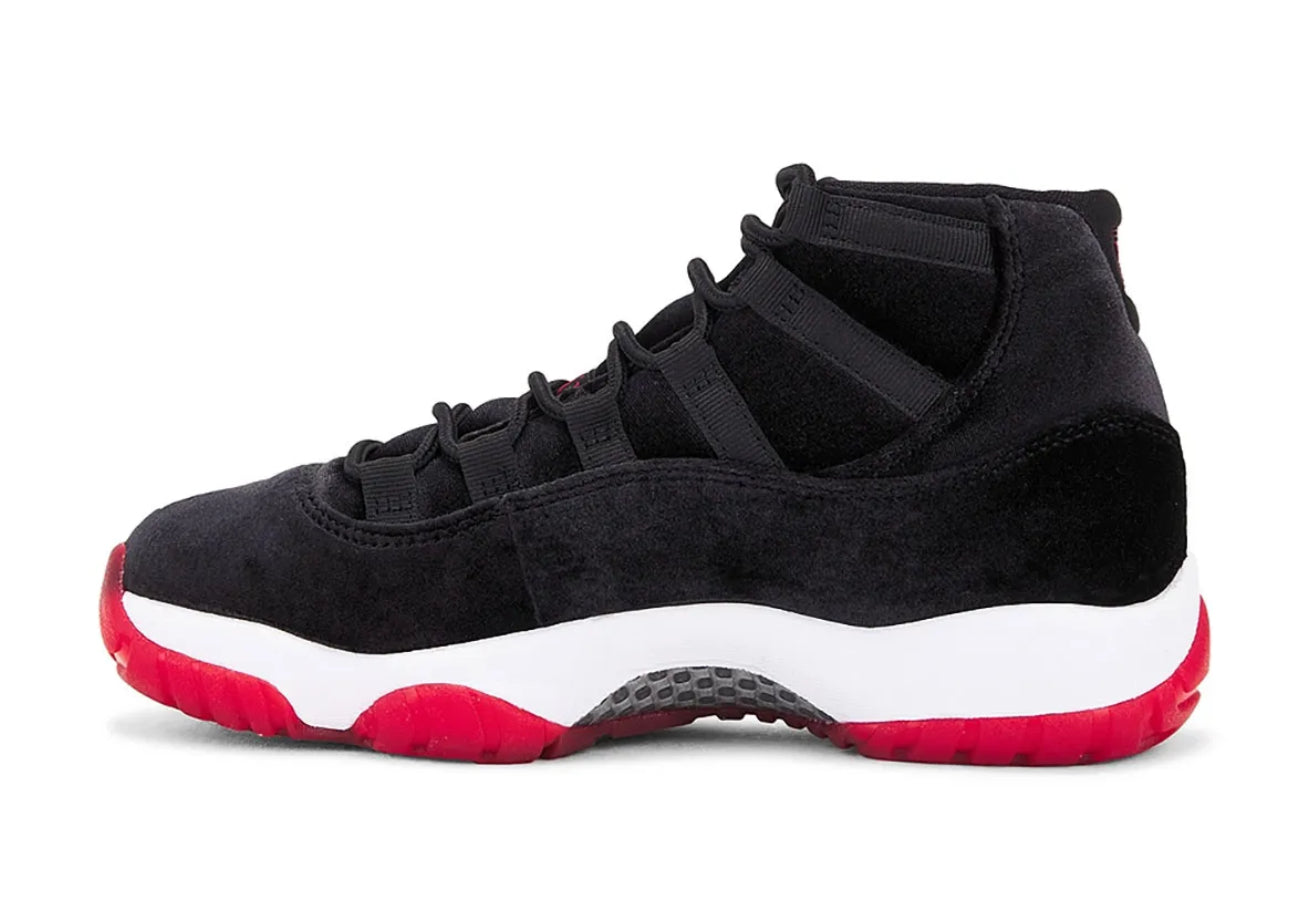 AIR JORDAN 11 WOMENS “BRED VELVET”