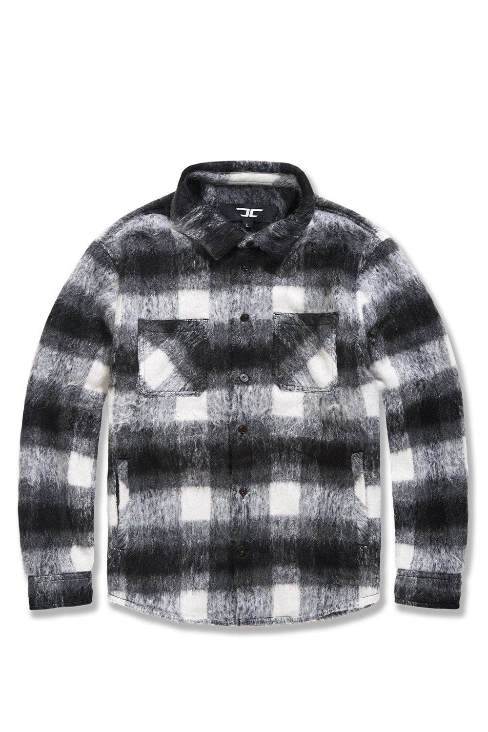 JORDAN CRAIG SEE YOU IN PARADISE FLANNEL SHACKET (BLACK)