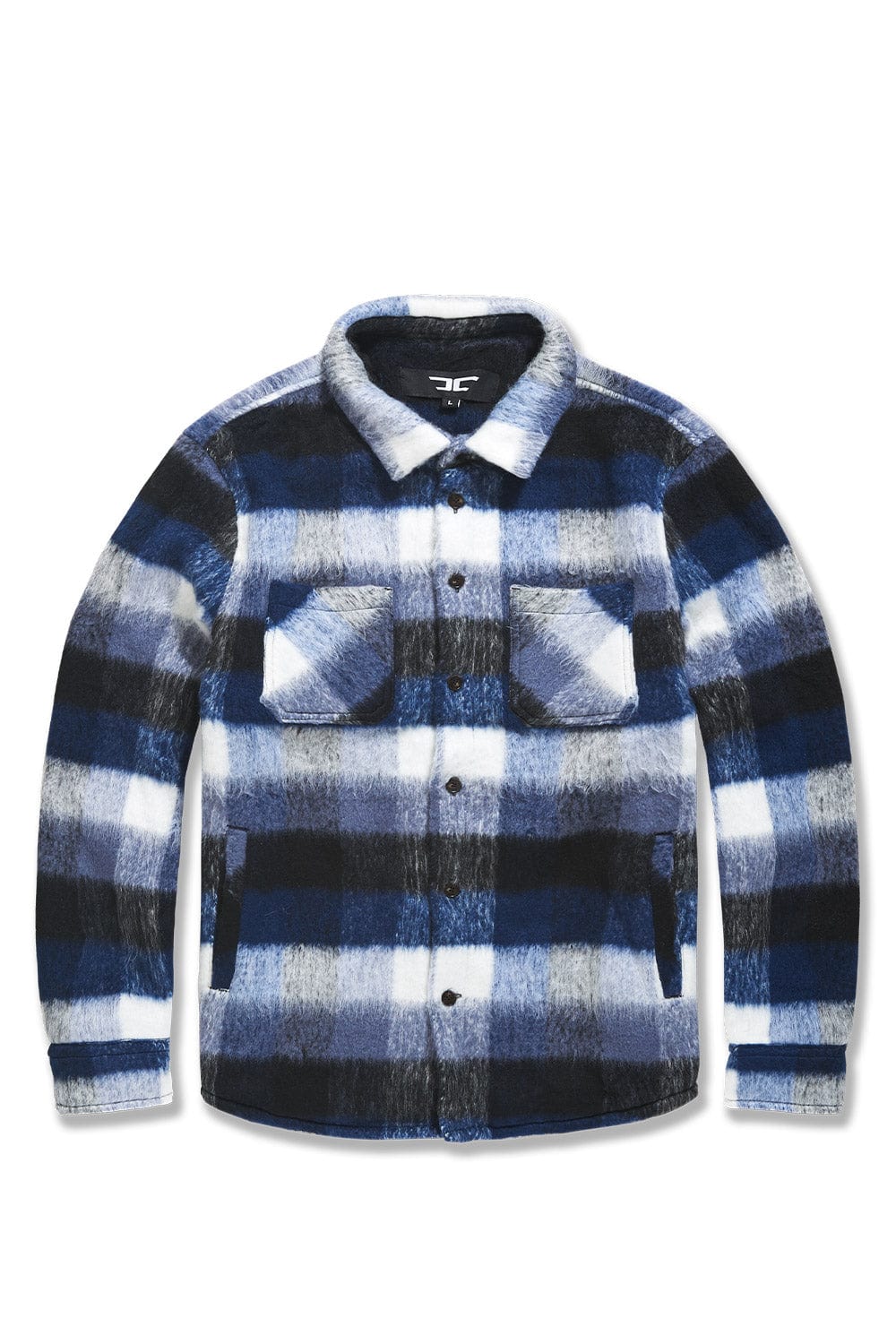 JORDAN CRAIG SEE YOU IN PARADISE FLANNEL SHACKET (BLUE)