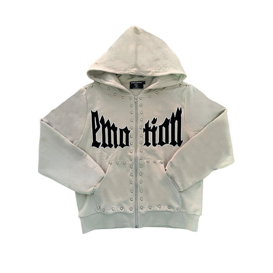 MIXED EMOTION GREY “CROWN” HOODIE