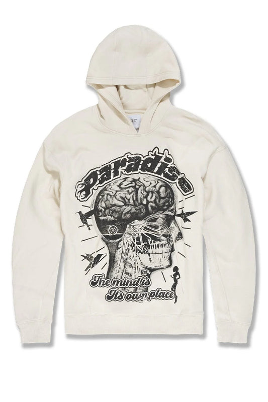 JORDAN CRAIG CRANIAL PARADISE PULLOVER HOODIE BONE