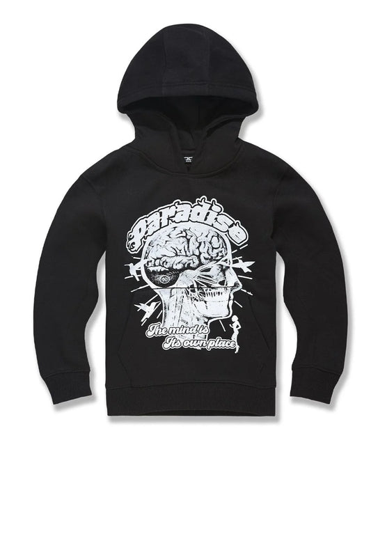 JORDAN CRAIG KIDS CRANIAL PARADISE PULLOVER HOODIE (BLACK)