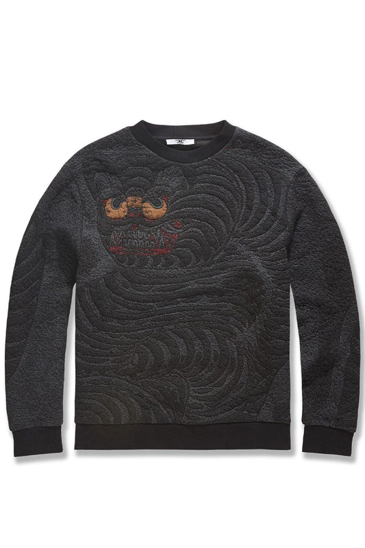 JORDAN CRAIG SILK ROAD CREWNECK SWEATER (BLACK DRAGON)