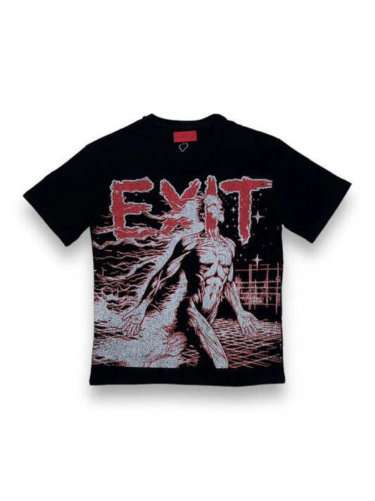 Exit 0 Exit Tee Black R