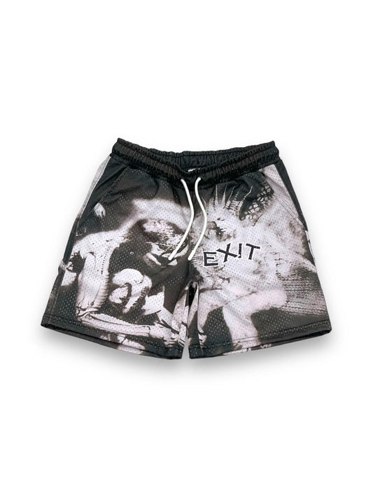 Exit 0 Bow Down Shorts Grey