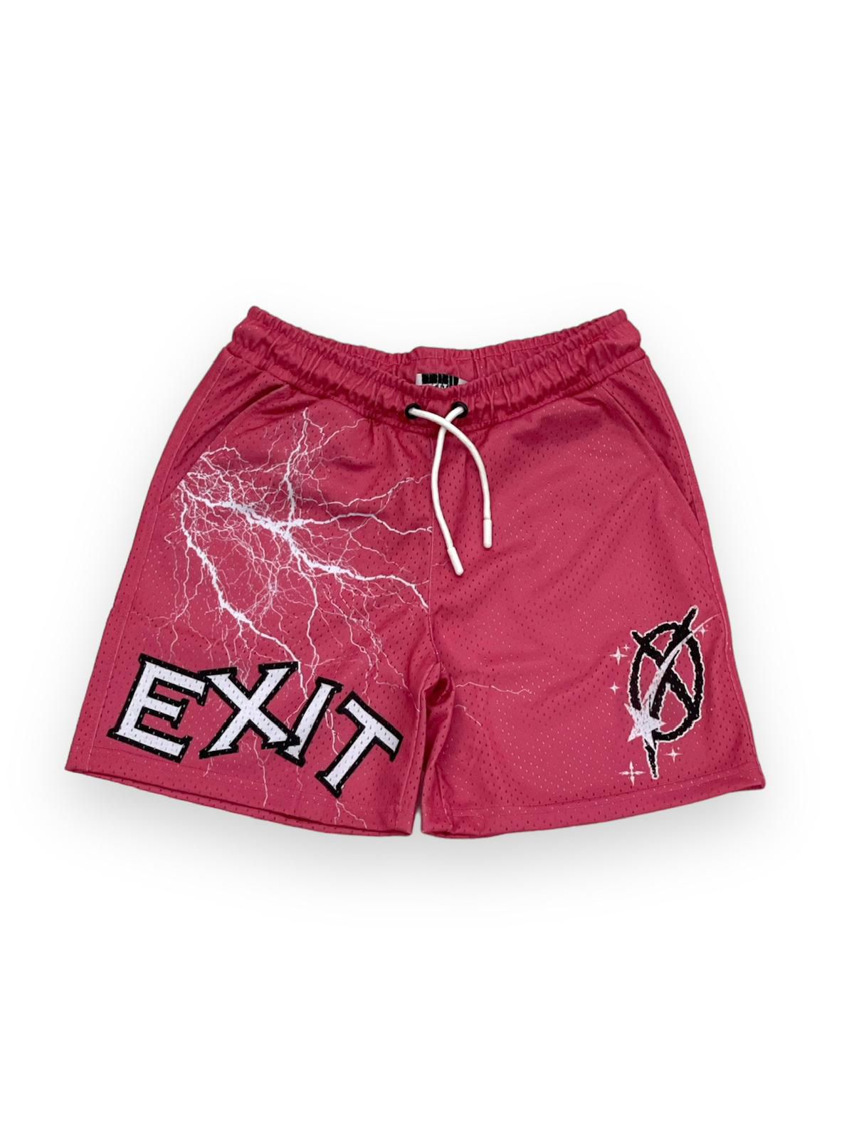 Exit 0 Lighting Shorts Pink